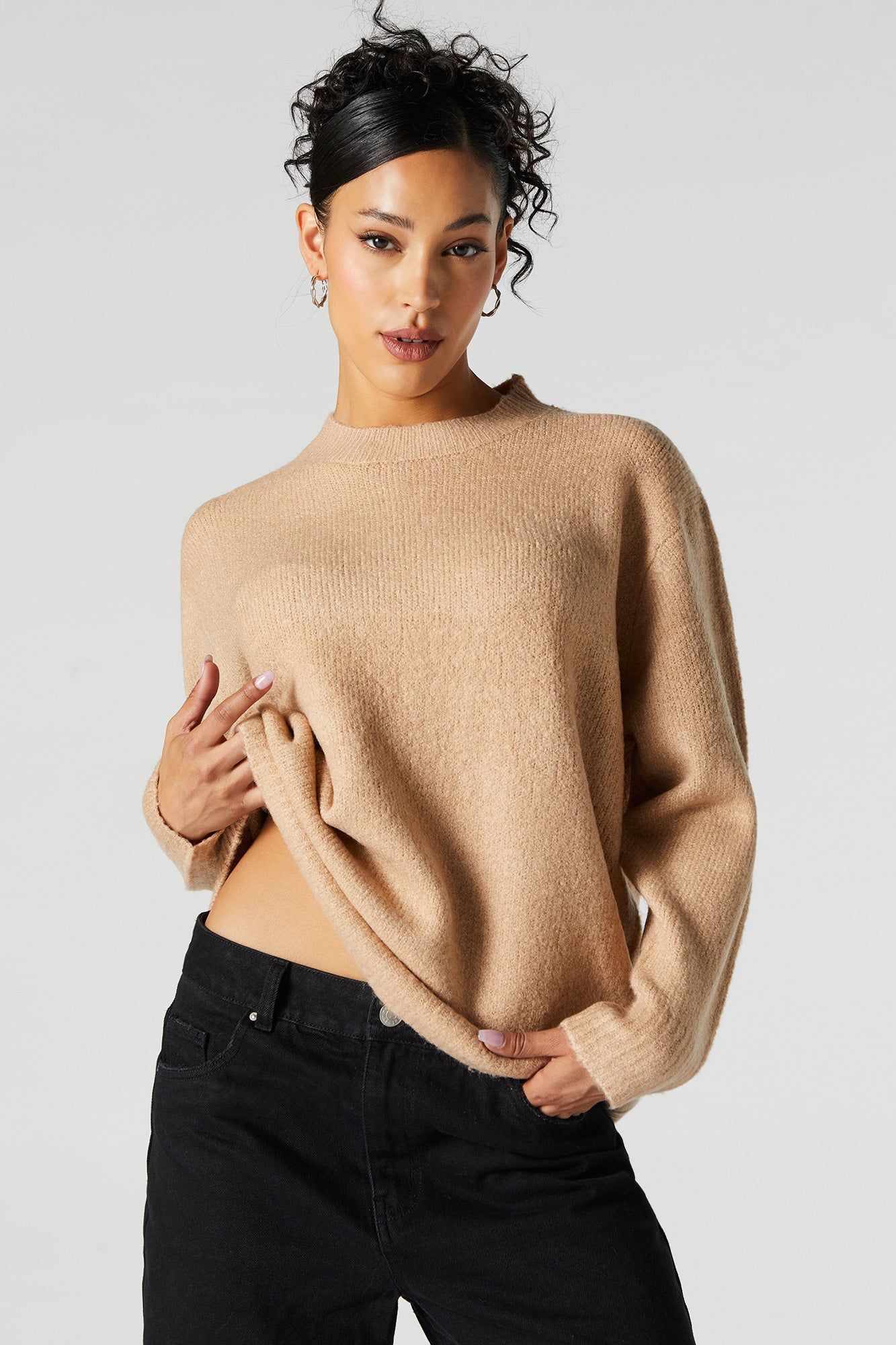 Chandail ras du cou pelucheux sold by Urban Planet product image thumbnail 5