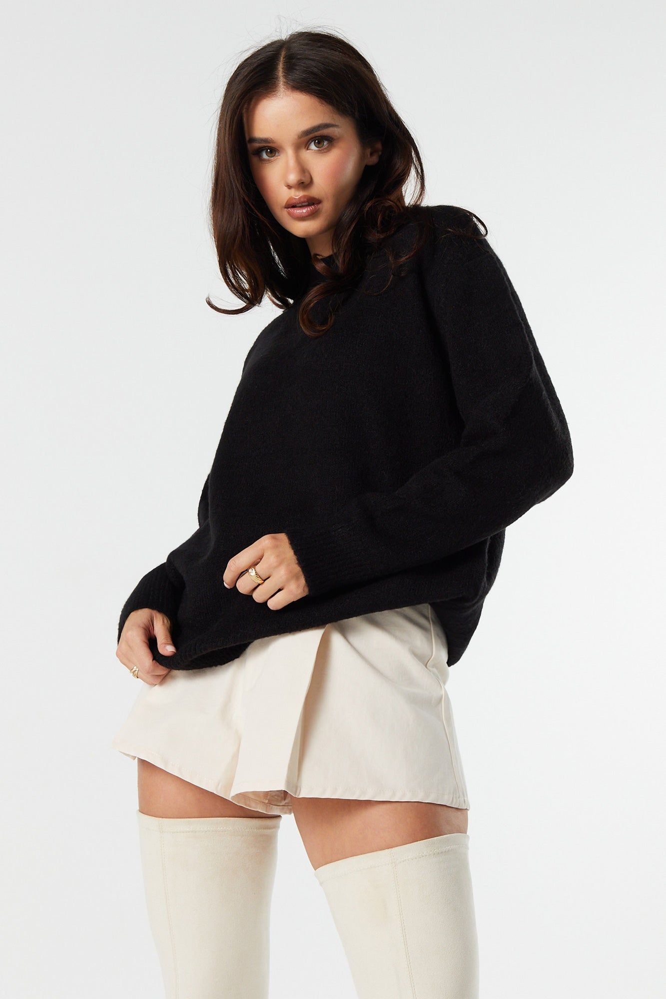 Chandail ras du cou pelucheux sold by Urban Planet product image thumbnail 2