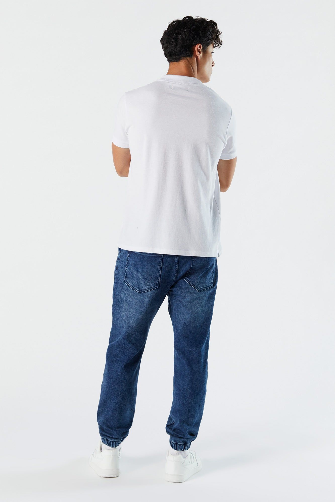 Jogger en denim délavé foncé sold by Urban Planet product image thumbnail 3