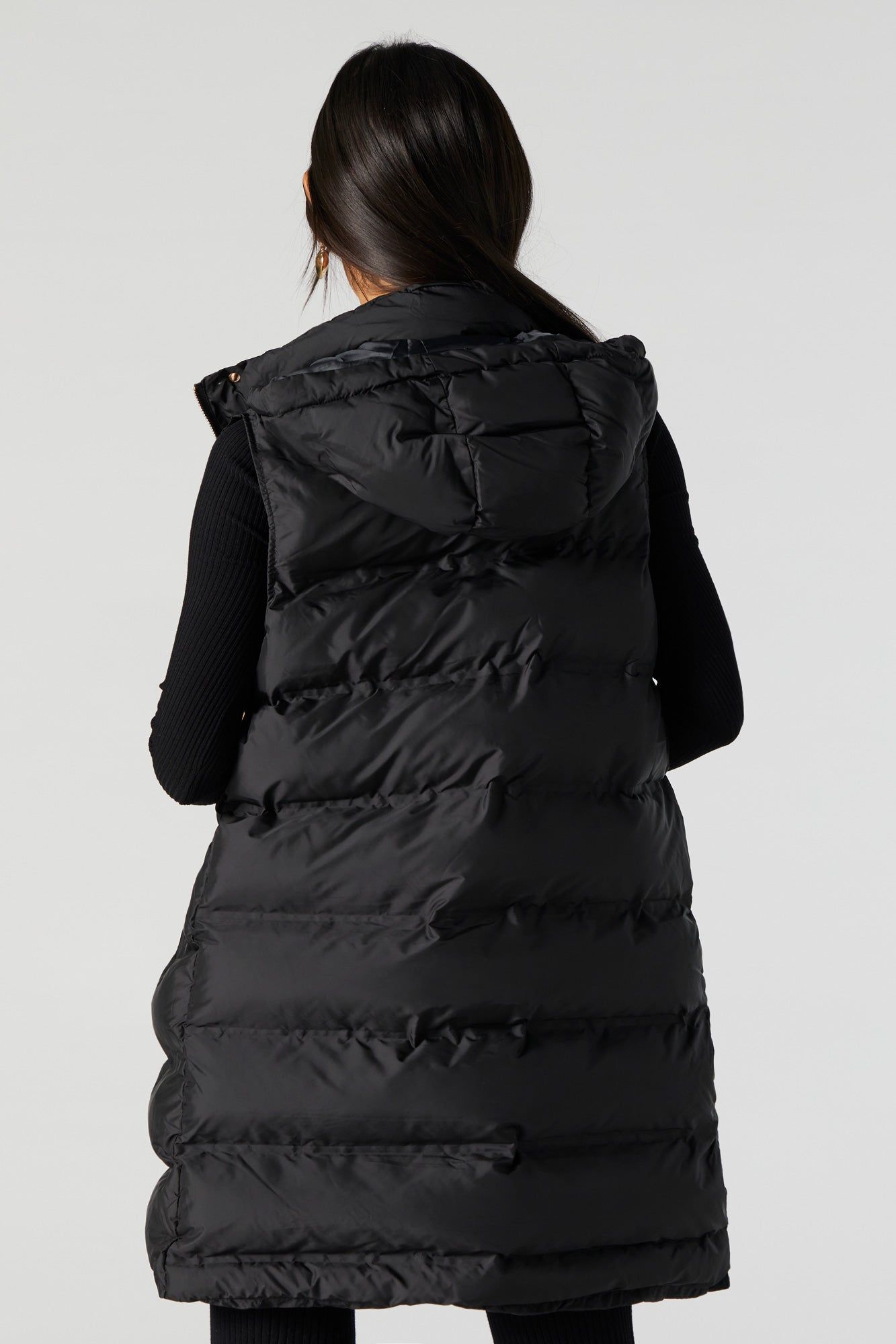 Longline Puffer Vest sold by Urban Planet product image thumbnail 5