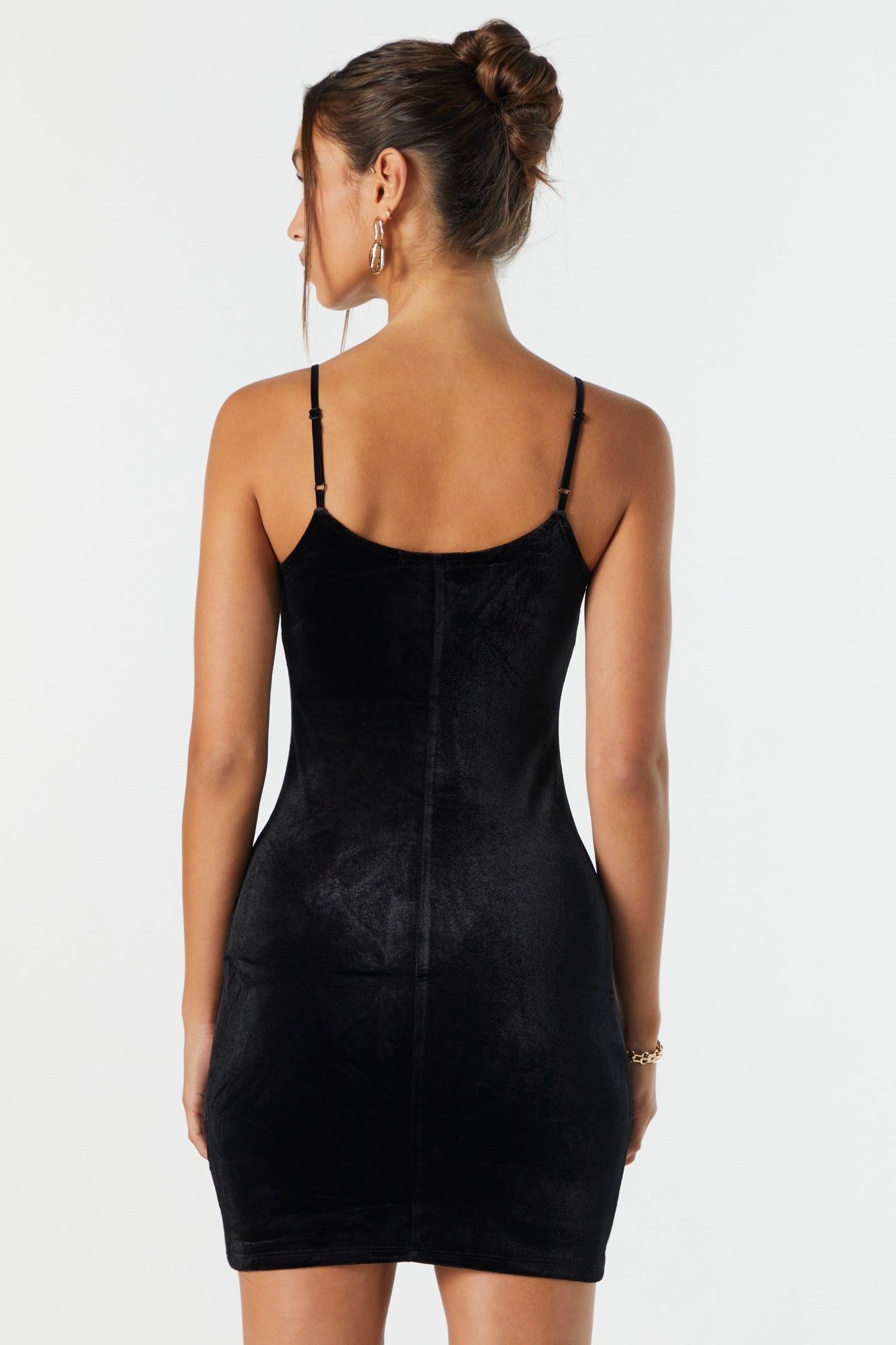Velvet Bodycon Mini Dress sold by Urban Planet product image thumbnail 5