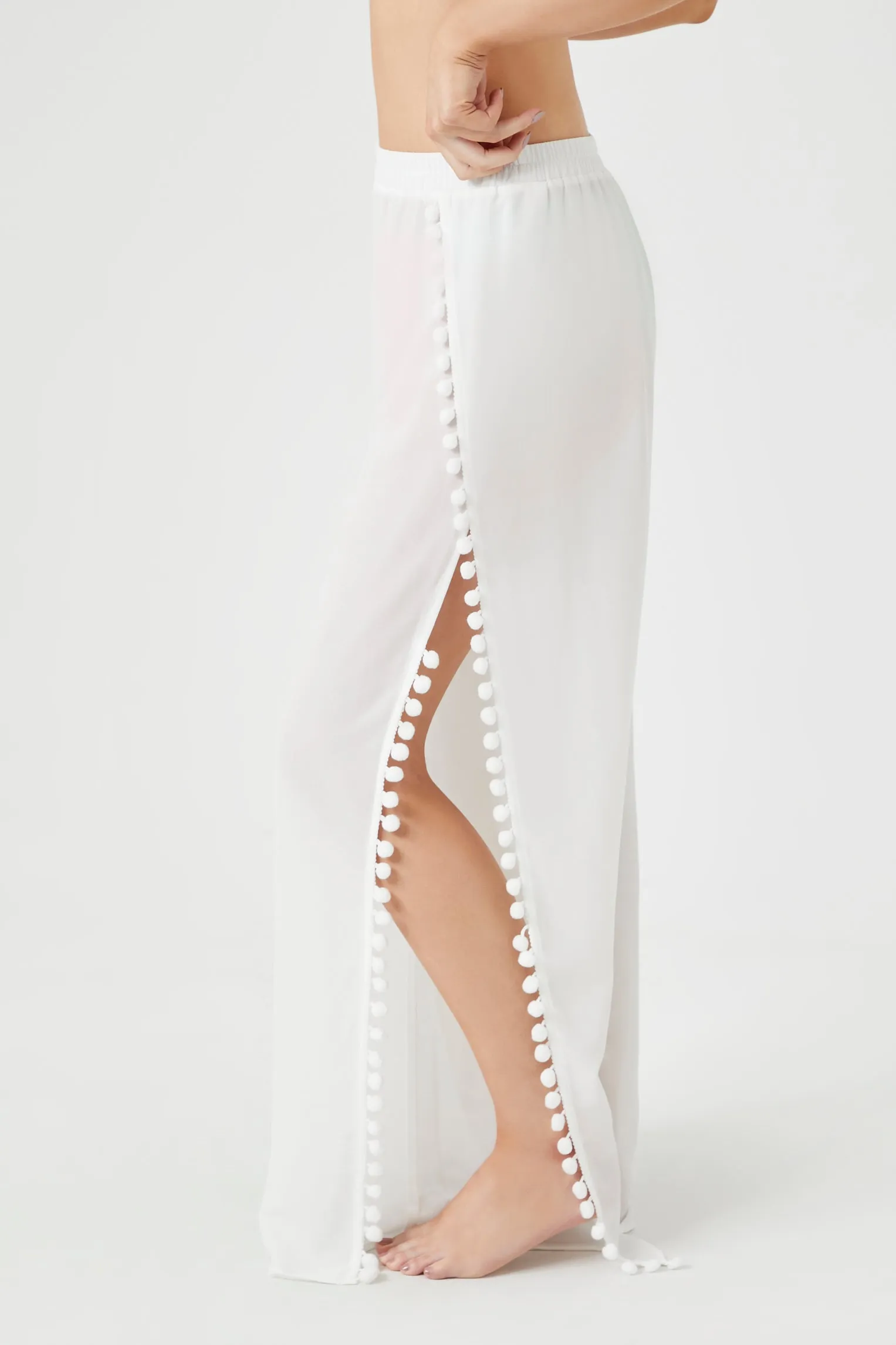 Pom Pom Slit Pant Cover Up sold by Urban Planet product image thumbnail 4
