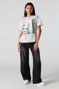 Manhattan Graphic Boyfriend T-Shirt sold by Urban Planet