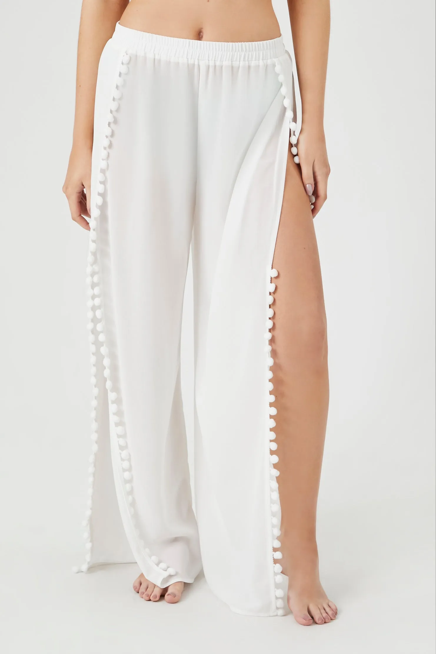 Pom Pom Slit Pant Cover Up sold by Urban Planet product image thumbnail 3