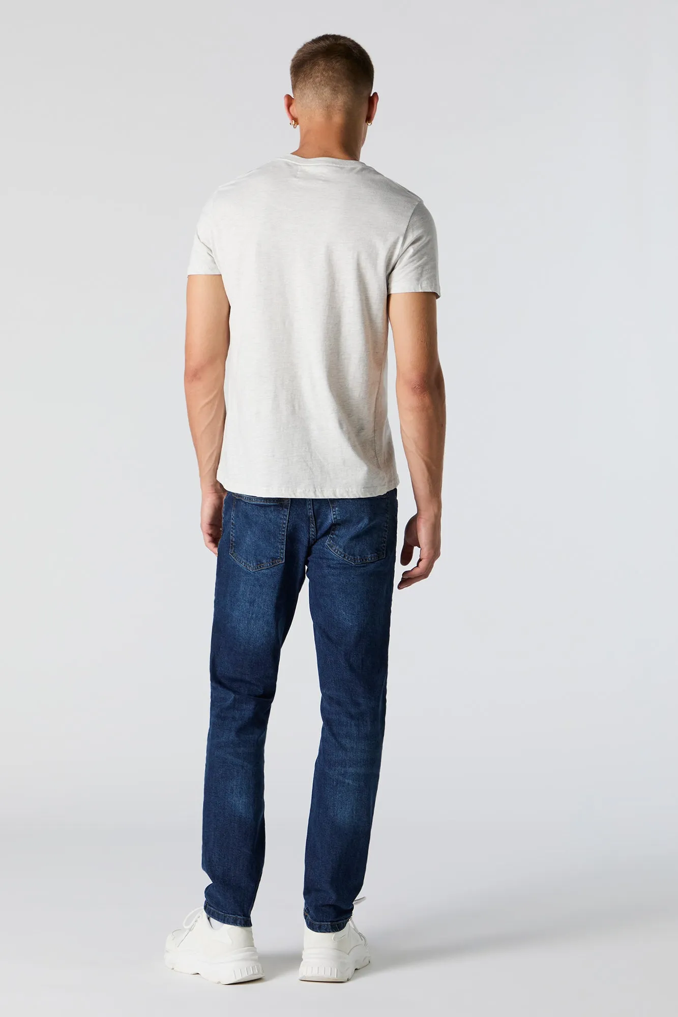 Dark Wash Athletic Jean sold by Urban Planet product image thumbnail 3