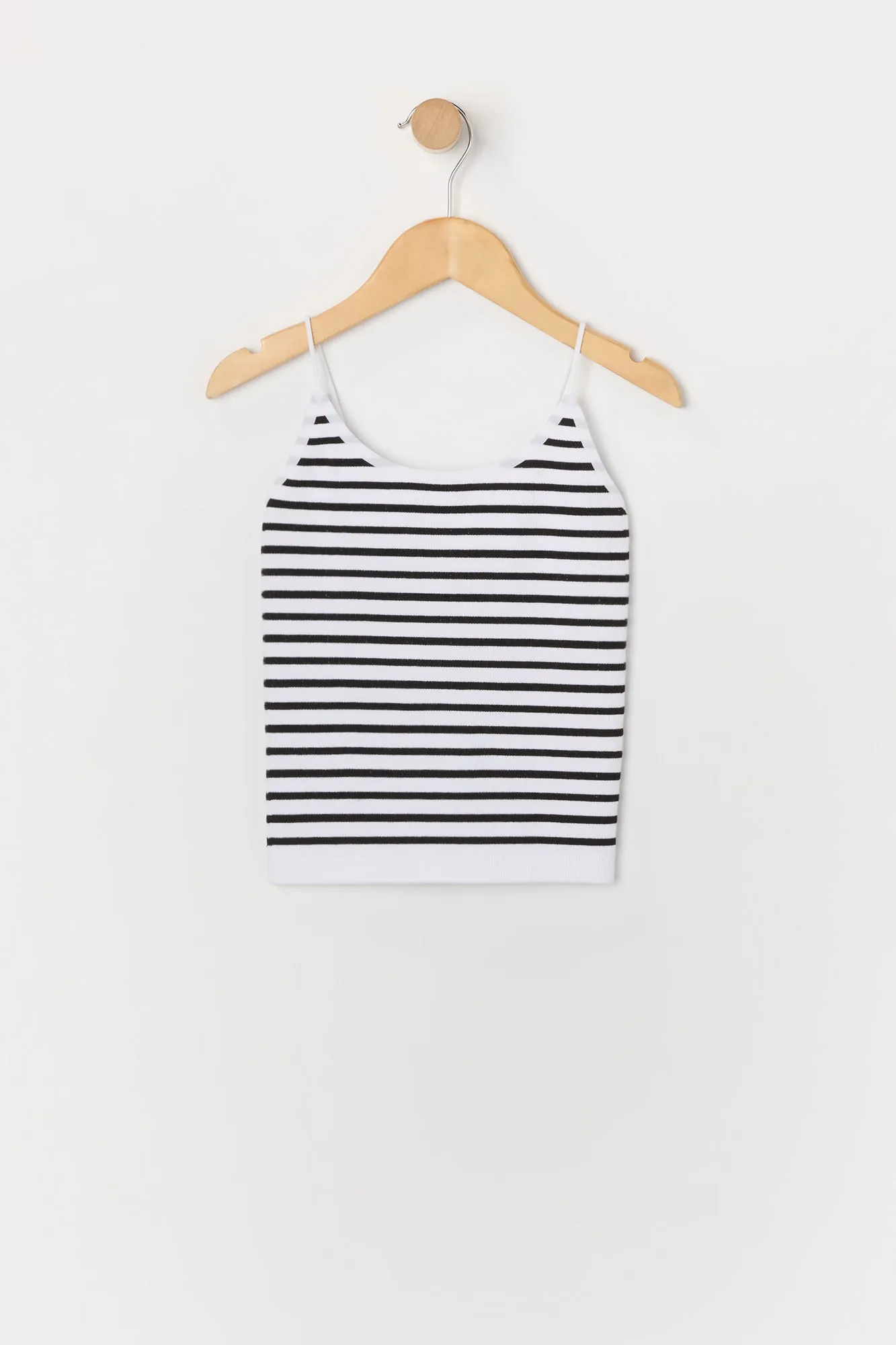 Girls Striped Seamless Ribbed Cami sold by Urban Planet