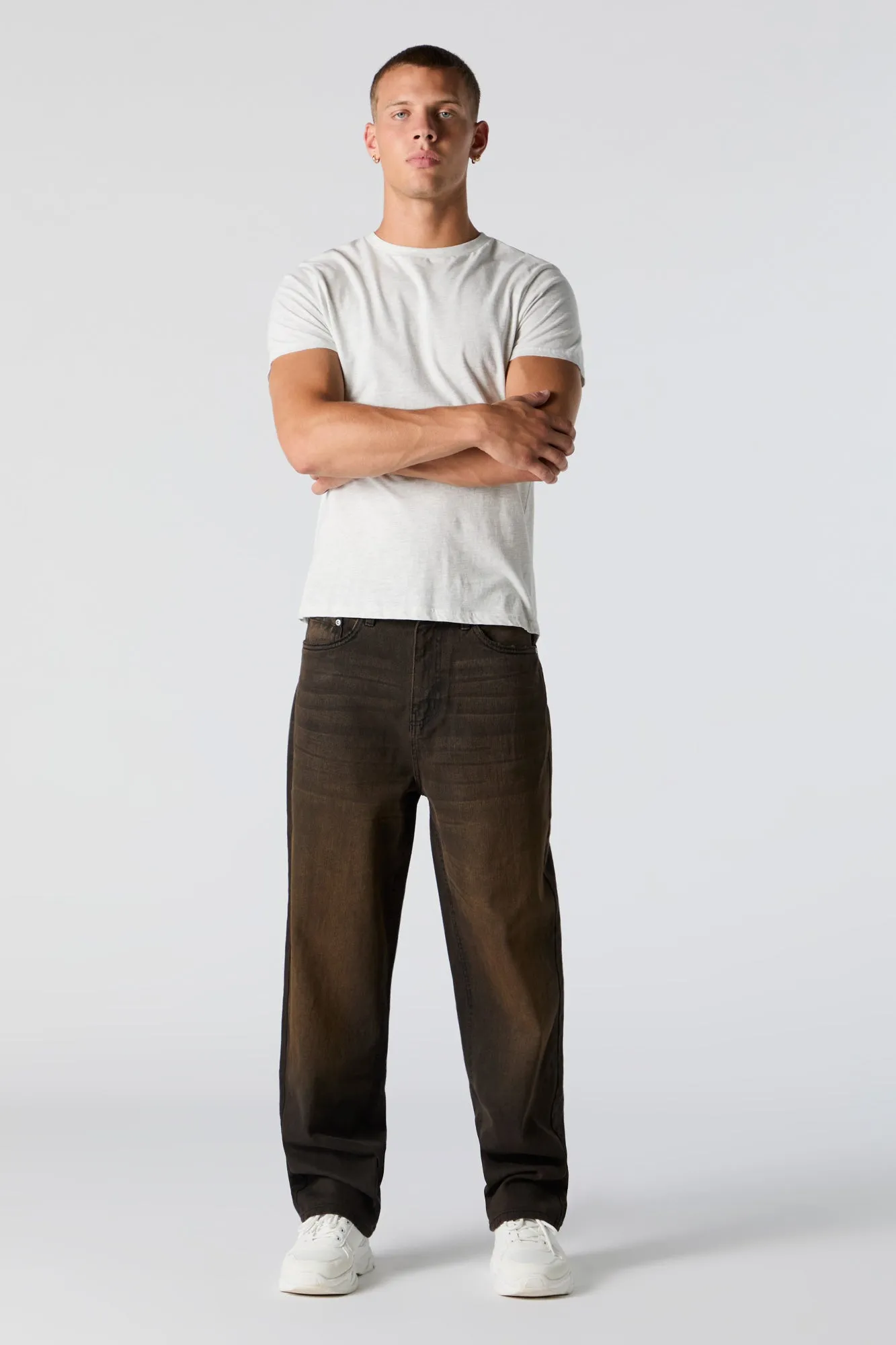 Black Vintage Wash Baggy Jean sold by Urban Planet product image thumbnail 2