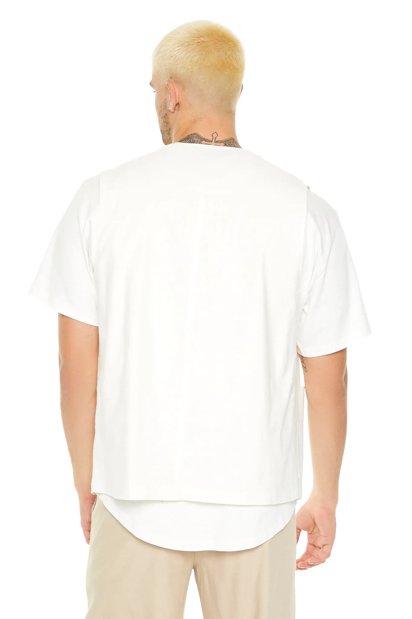 Veste boutonnée en lin sold by Urban Planet product image thumbnail 3