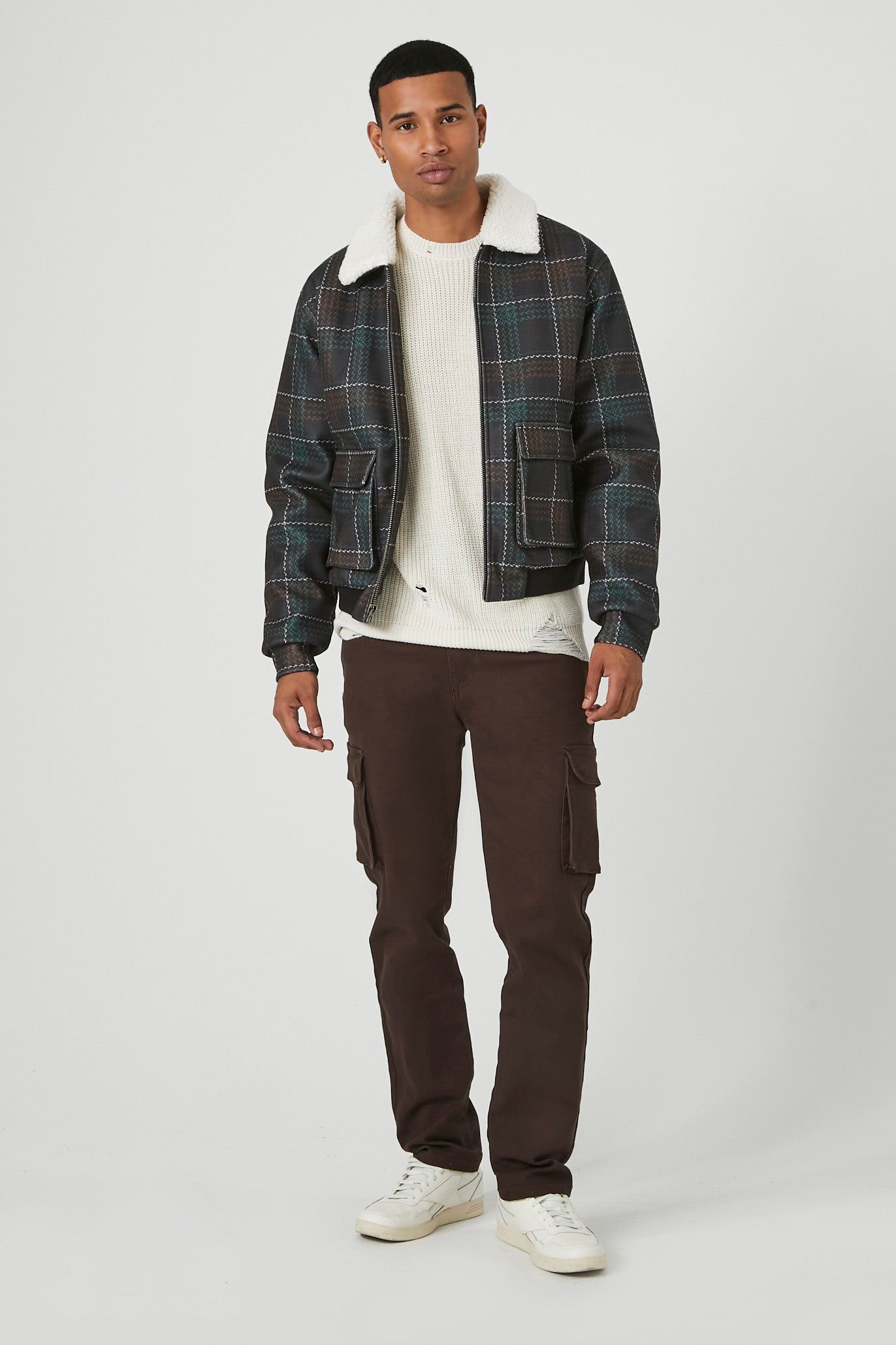 Blouson aviateur à carreaux sold by Urban Planet product image thumbnail 5