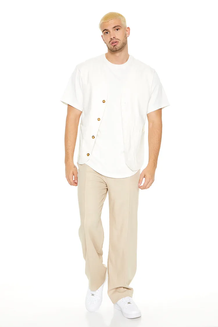 Veste boutonnée en lin sold by Urban Planet product image thumbnail 2