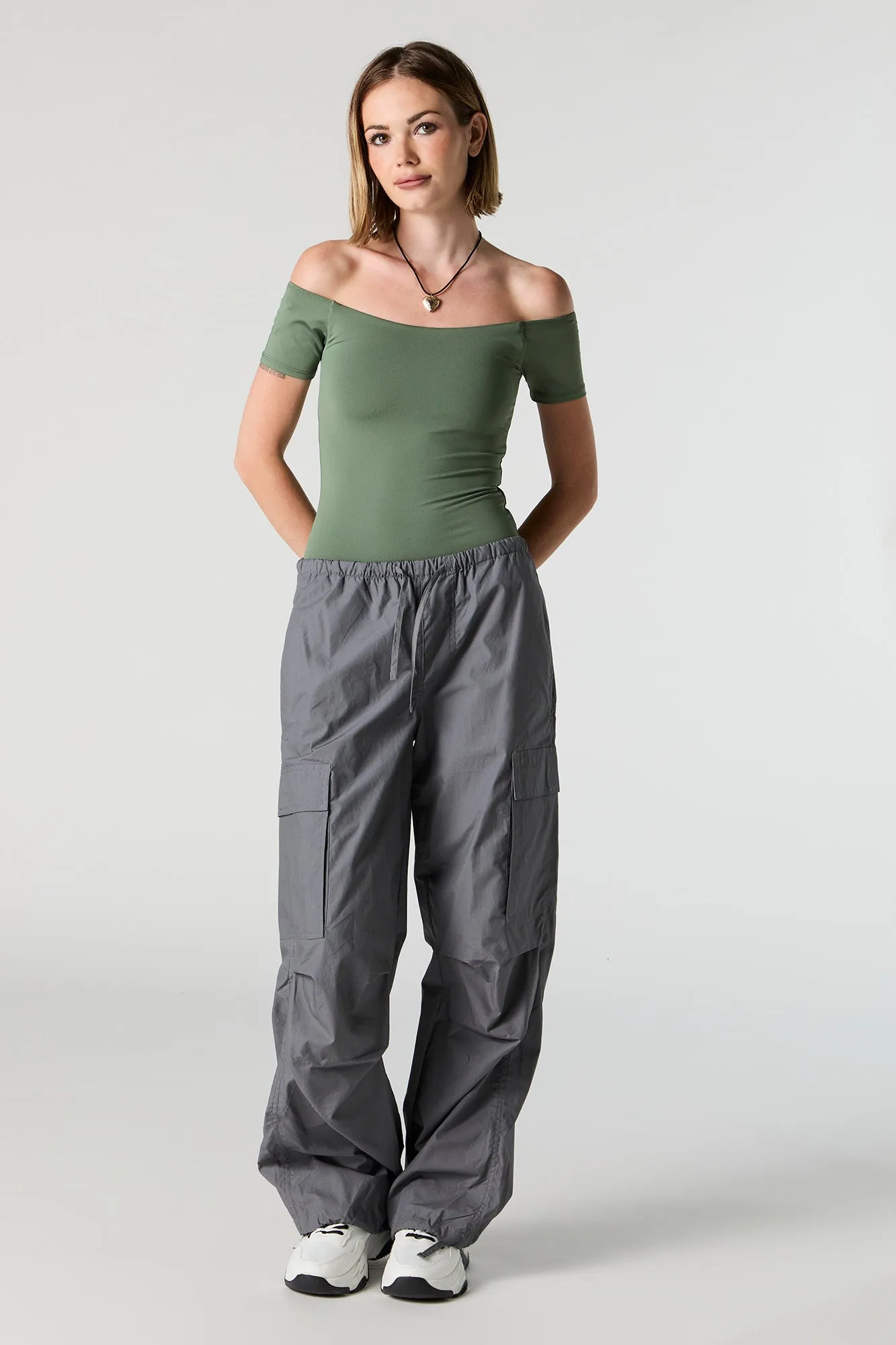 Contour Off Shoulder Bodysuit sold by Urban Planet product image thumbnail 3