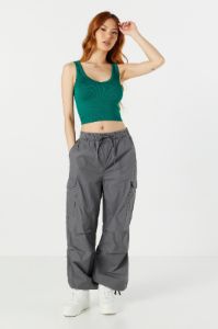 Débardeur côtelé sans couture à encolure en V sold by Urban Planet