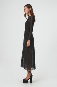 Sheer Mesh Long Sleeve Maxi Dress sold by Urban Planet