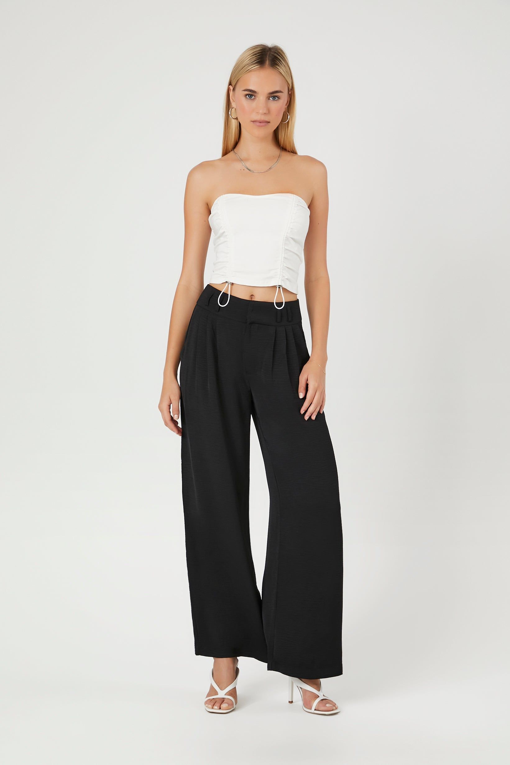 Mid Rise Wide Leg Trouser sold by Urban Planet product image thumbnail 5
