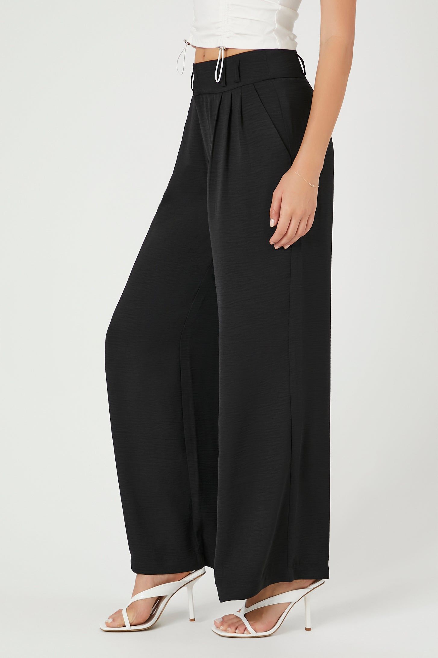 Mid Rise Wide Leg Trouser sold by Urban Planet product image thumbnail 3