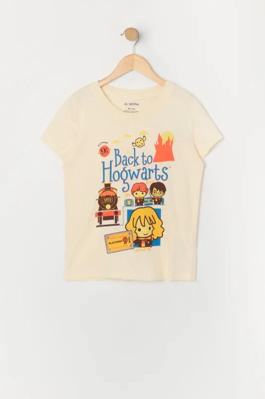 T-shirt à imprimé Hogwarts pour fille sold by Urban Planet