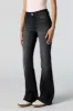 Austin Black Vintage Wash Low Rise Flare Jean sold by Urban Planet