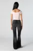 Austin Black Vintage Wash Low Rise Flare Jean sold by Urban Planet