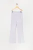Pantalon à jambe évasée en velours à imprimé Ange avec pierres du Rhin pour fille sold by Urban Planet