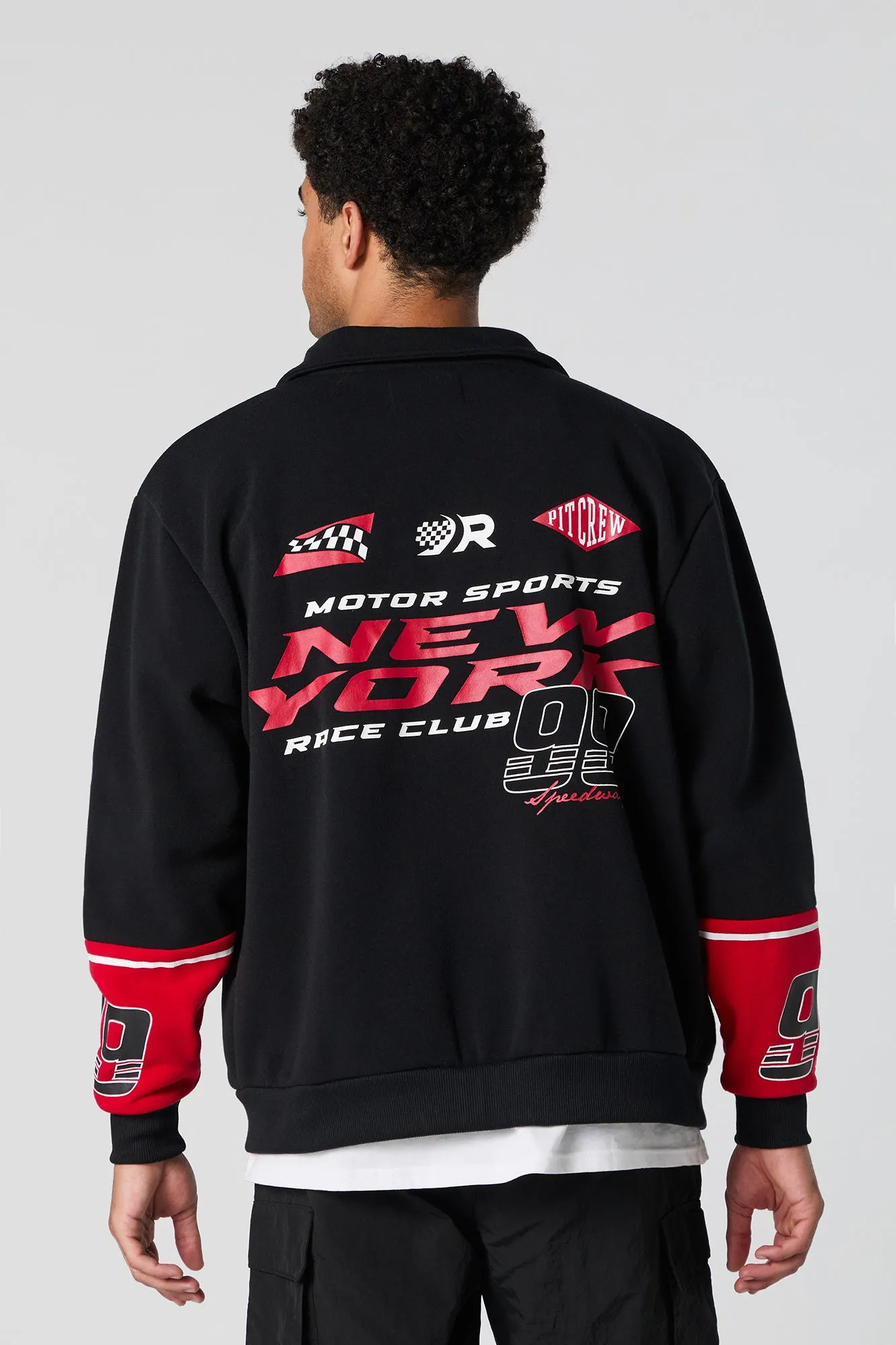 Blouson en molleton à imprimé New York Racing sold by Urban Planet product image thumbnail 2