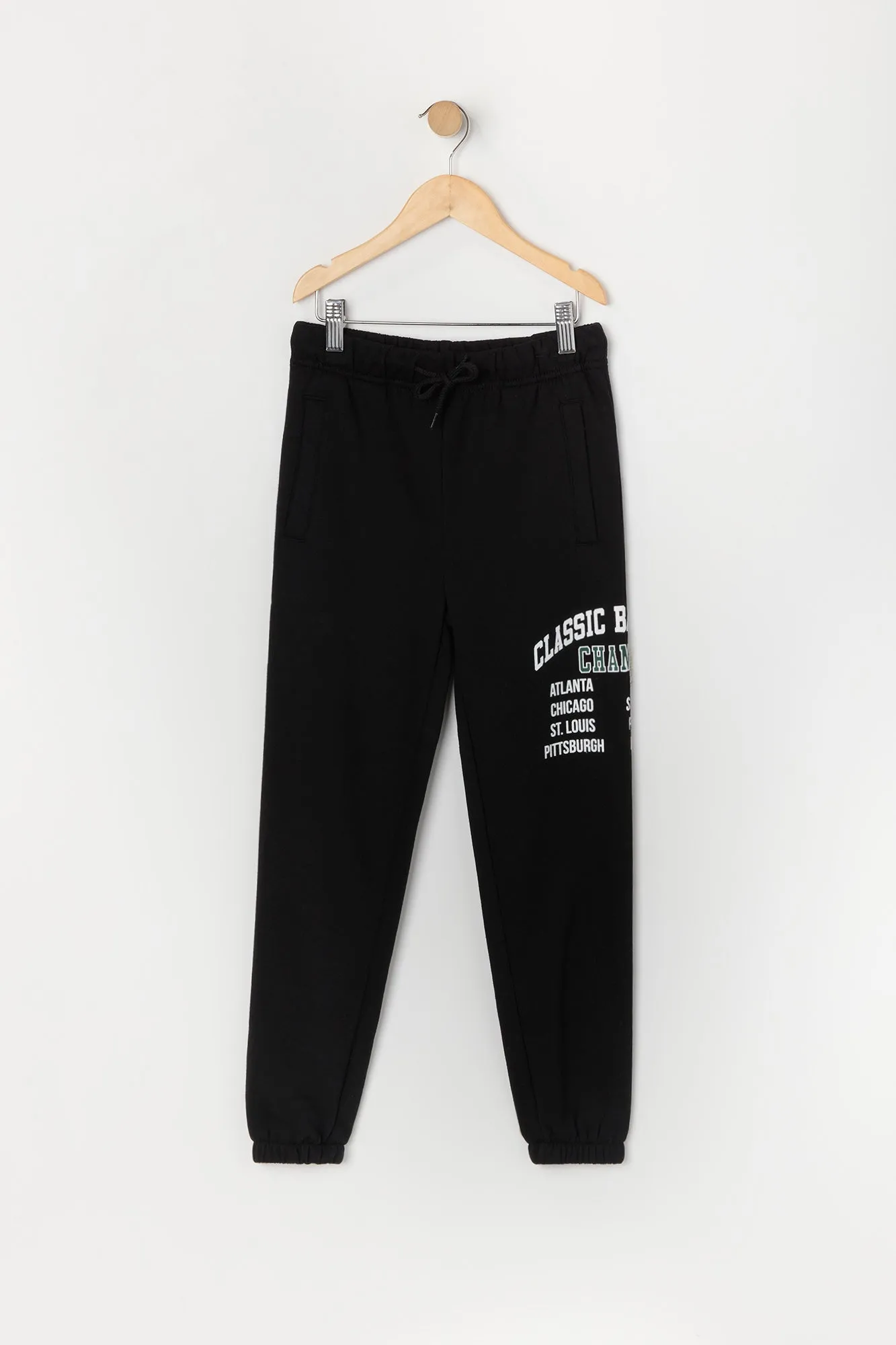Boys Sporty Graphic Fleece Jogger sold by Urban Planet product image thumbnail 5