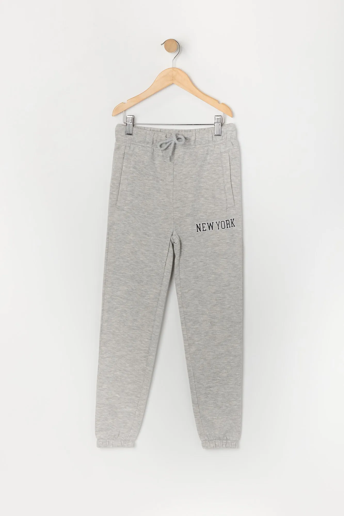 Boys Sporty Graphic Fleece Jogger sold by Urban Planet