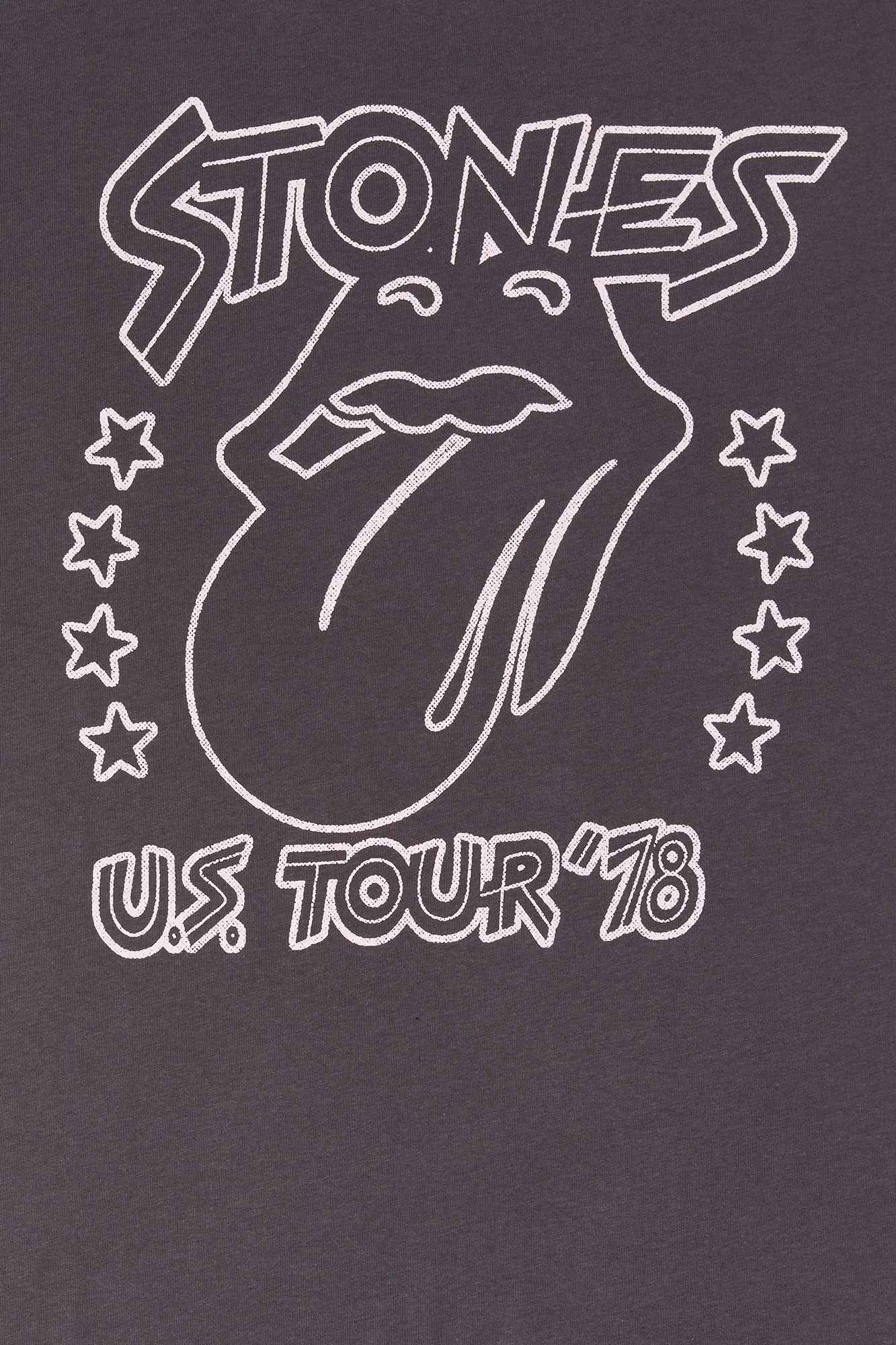 Rolling Stones US Tour Graphic Boyfriend T-Shirt sold by Urban Planet product image thumbnail 2
