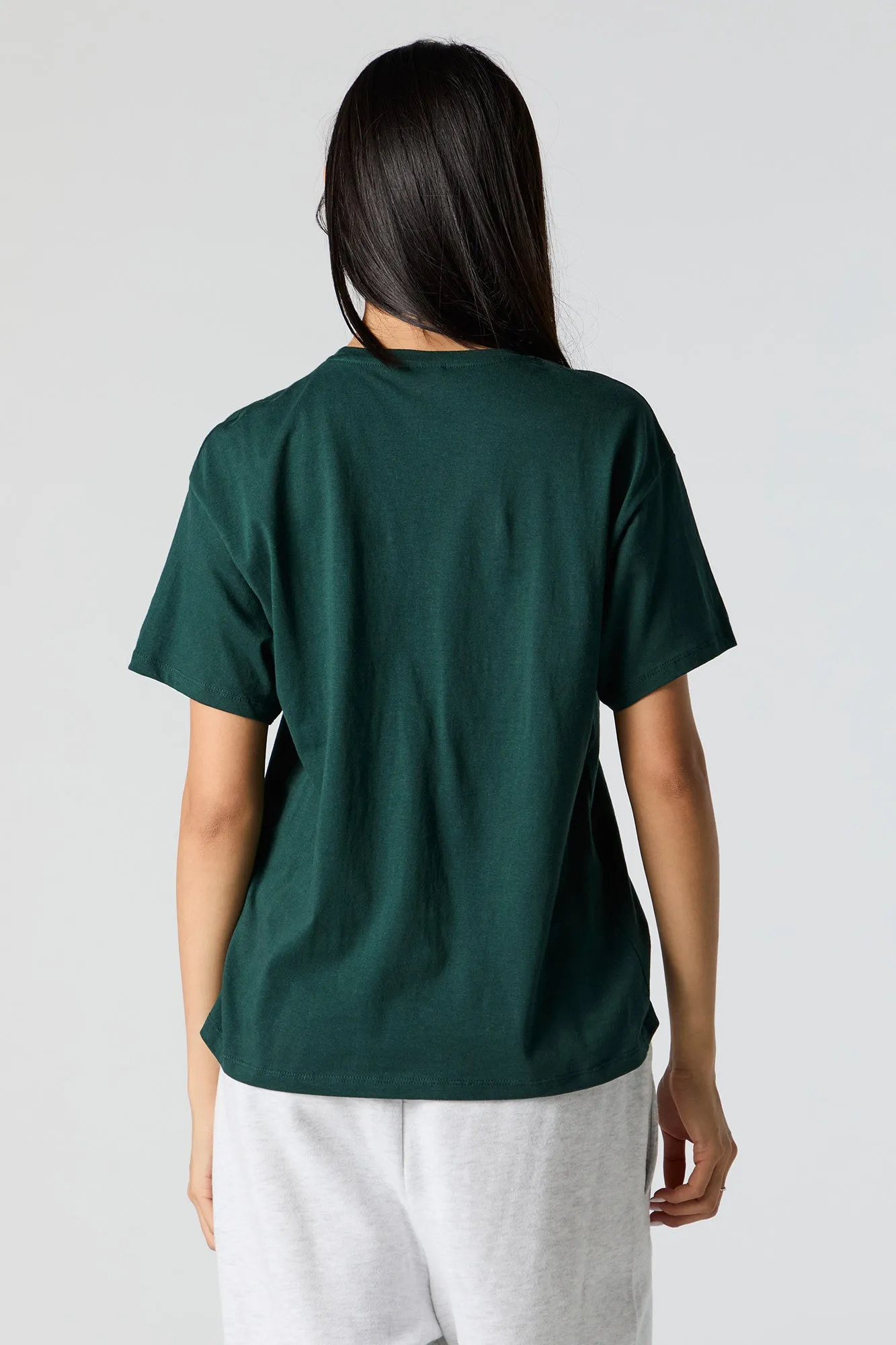 Chicago 24 Graphic Boyfriend T-Shirt sold by Urban Planet product image thumbnail 3