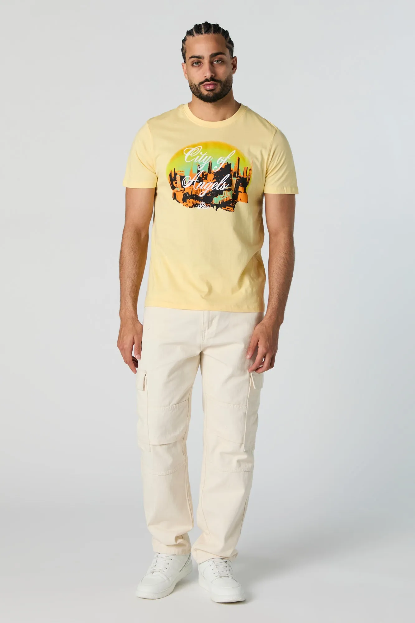 City of Angels Graphic T-Shirt sold by Urban Planet product image thumbnail 2