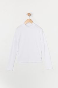 Haut côtelé à manches longues avec col cheminée pour fille sold by Urban Planet