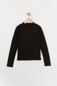 Haut côtelé à manches longues avec col cheminée pour fille sold by Urban Planet