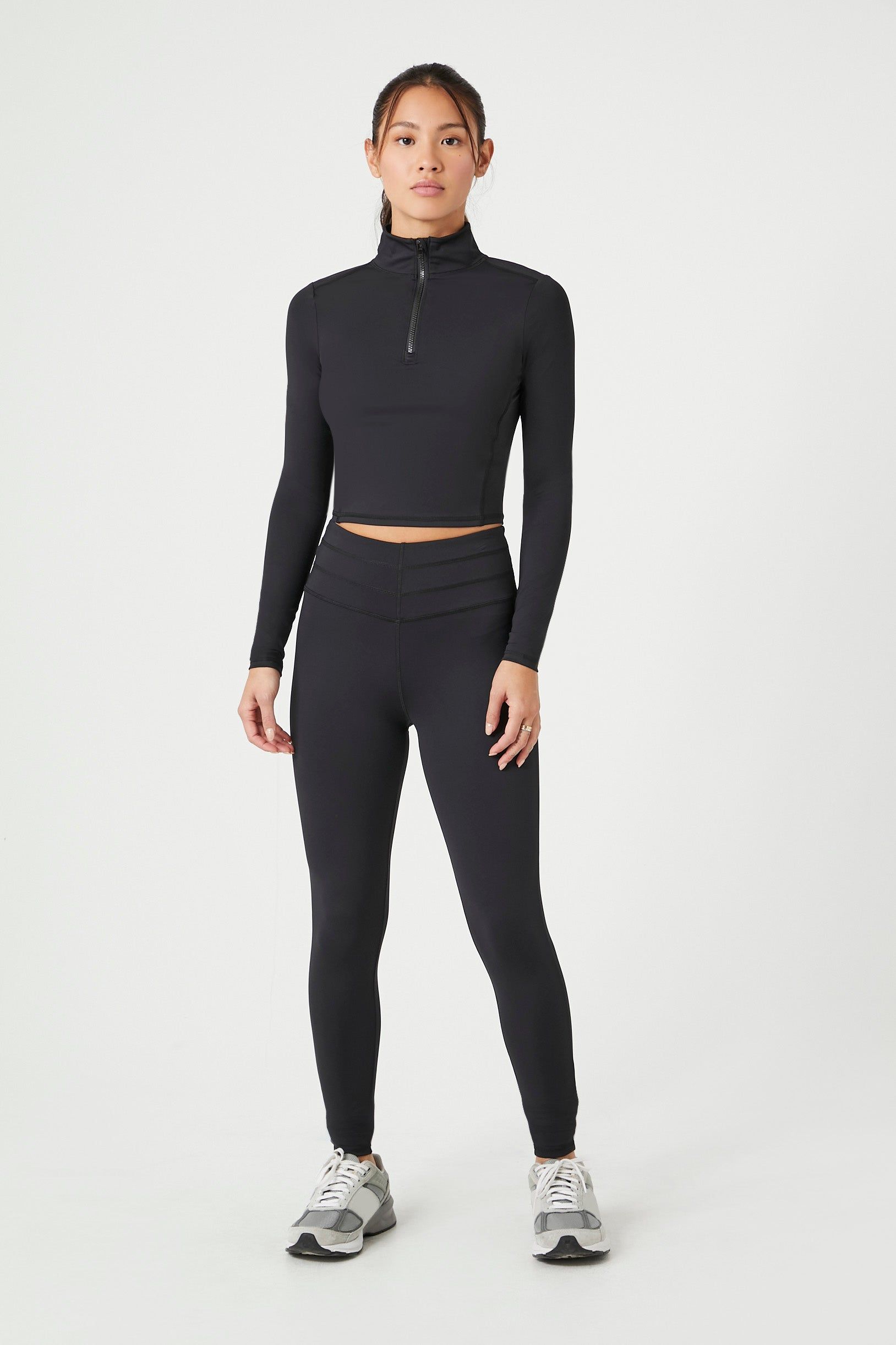 Active Half-Zip Cropped Jacket sold by Urban Planet product image thumbnail 4