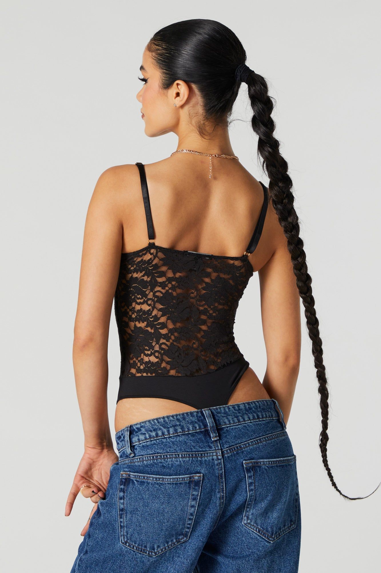 Lace Corset Bodysuit sold by Urban Planet product image thumbnail 2