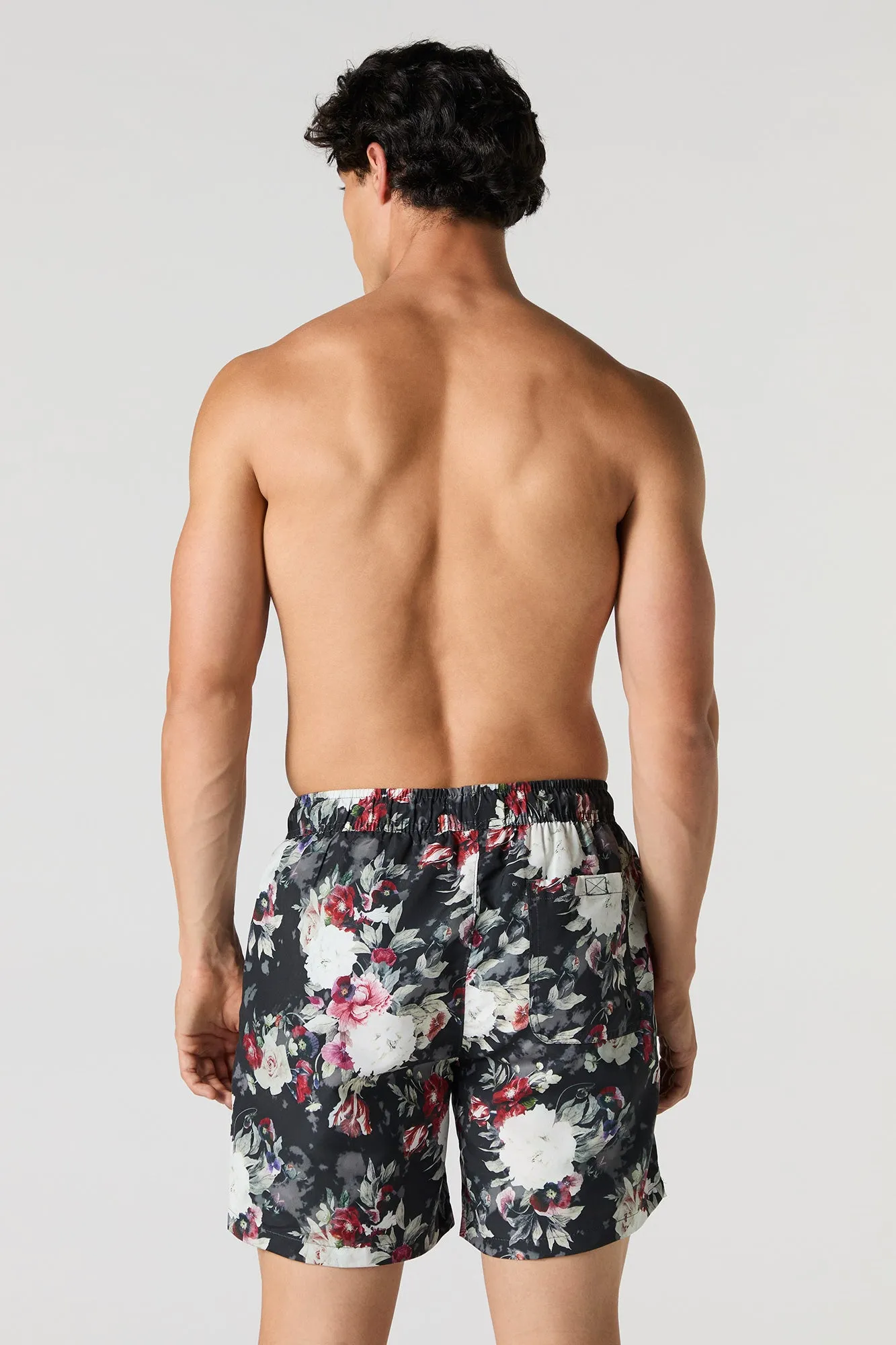 Dark Floral Print Board Short sold by Urban Planet product image thumbnail 2