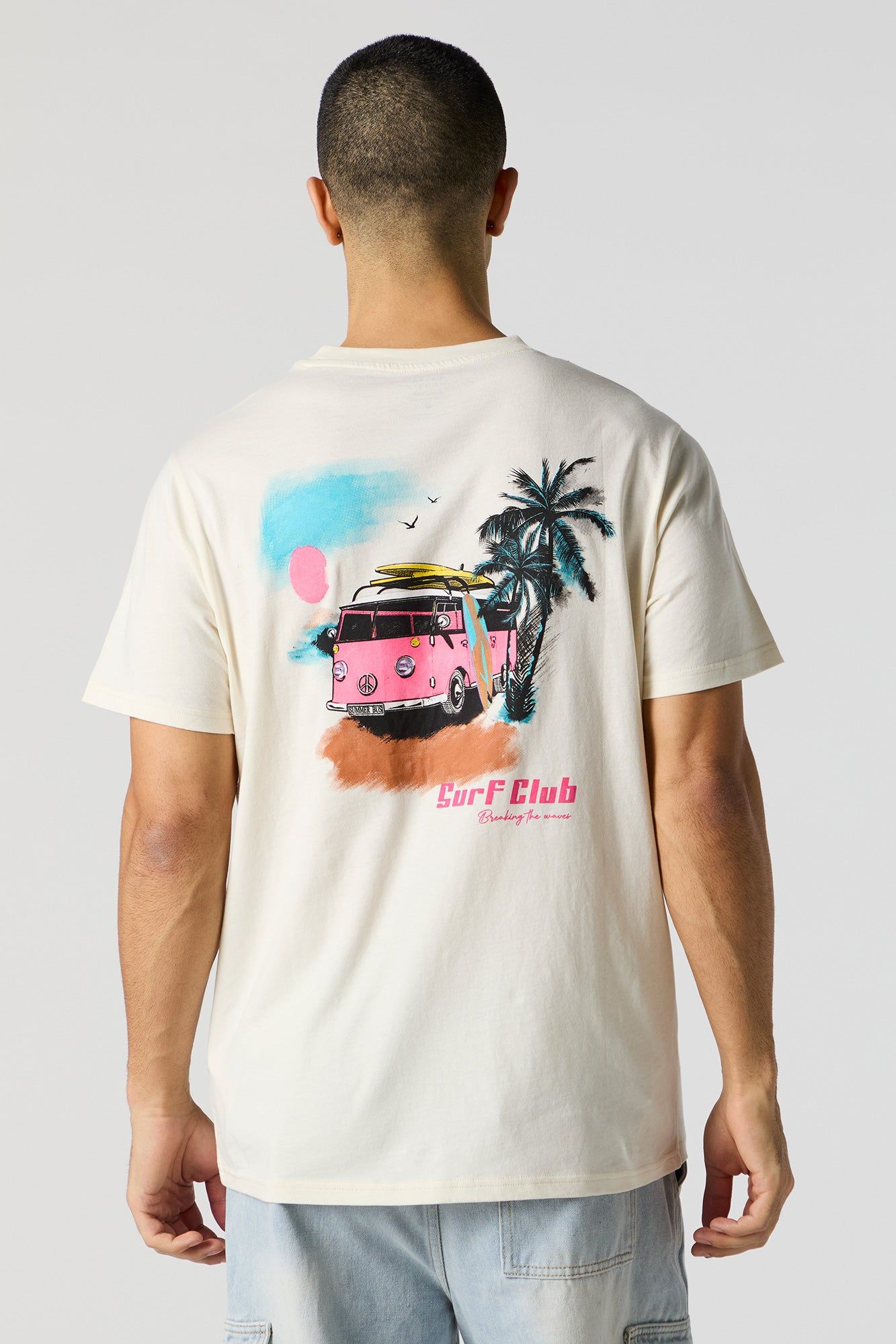 Surf Club Graphic T-Shirt sold by Urban Planet product image thumbnail 4