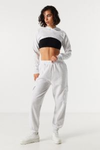 Fleece Ultra Cropped Hoodie sold by Urban Planet