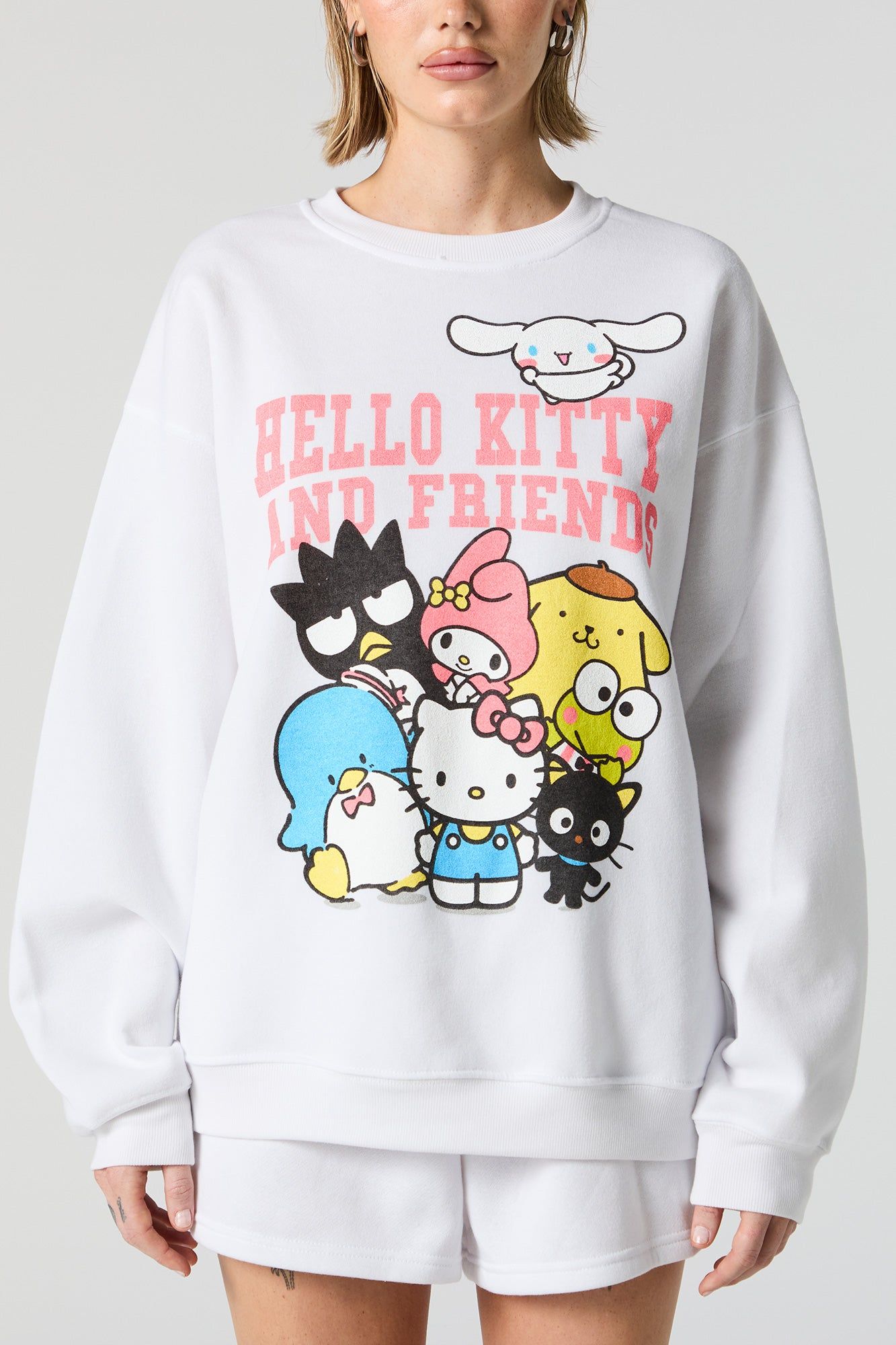 Hello Kitty and Friends Graphic Fleece Sweatshirt sold by Urban Planet product image thumbnail 2