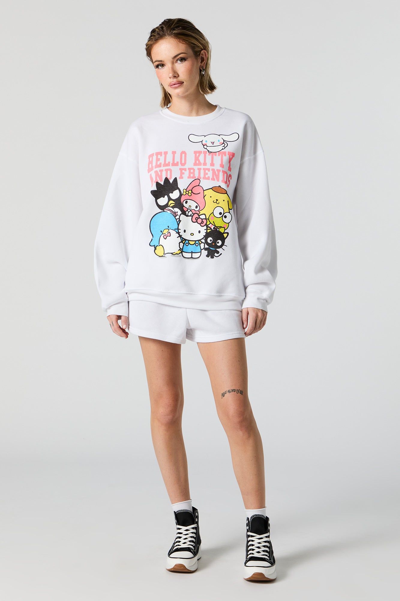 Hello Kitty and Friends Graphic Fleece Sweatshirt sold by Urban Planet product image thumbnail 3
