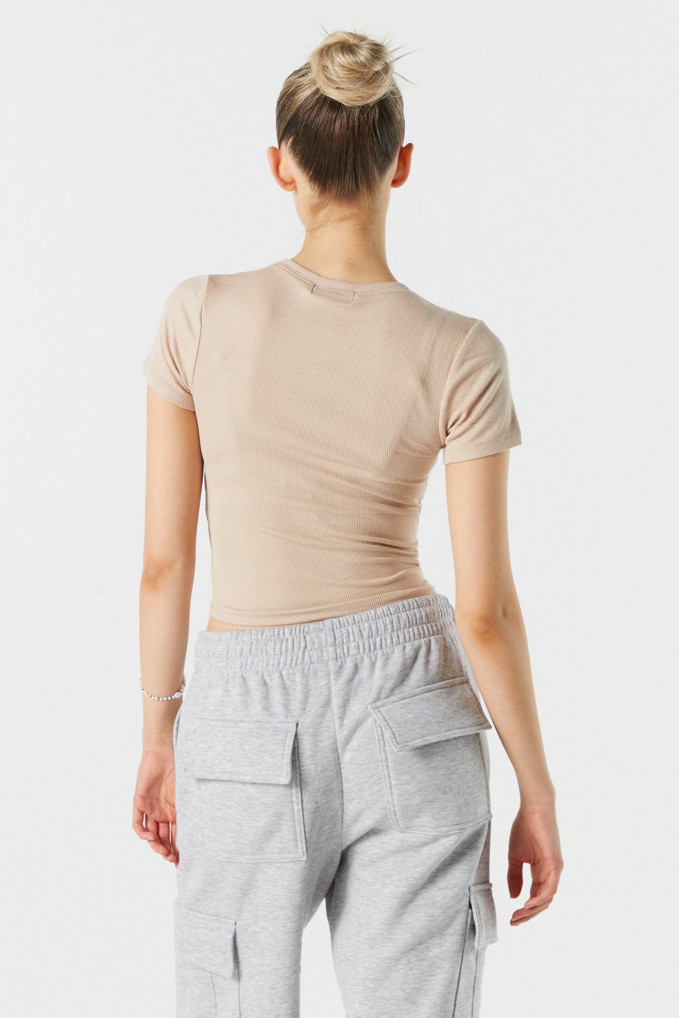 T-shirt ras du cou côtelé ultracourt sold by Urban Planet product image thumbnail 11