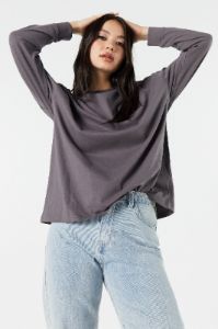 Oversized Crewneck Long Sleeve Top sold by Urban Planet