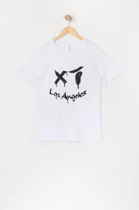 Boys Los Angeles Wink Graphic T-Shirt sold by Urban Planet
