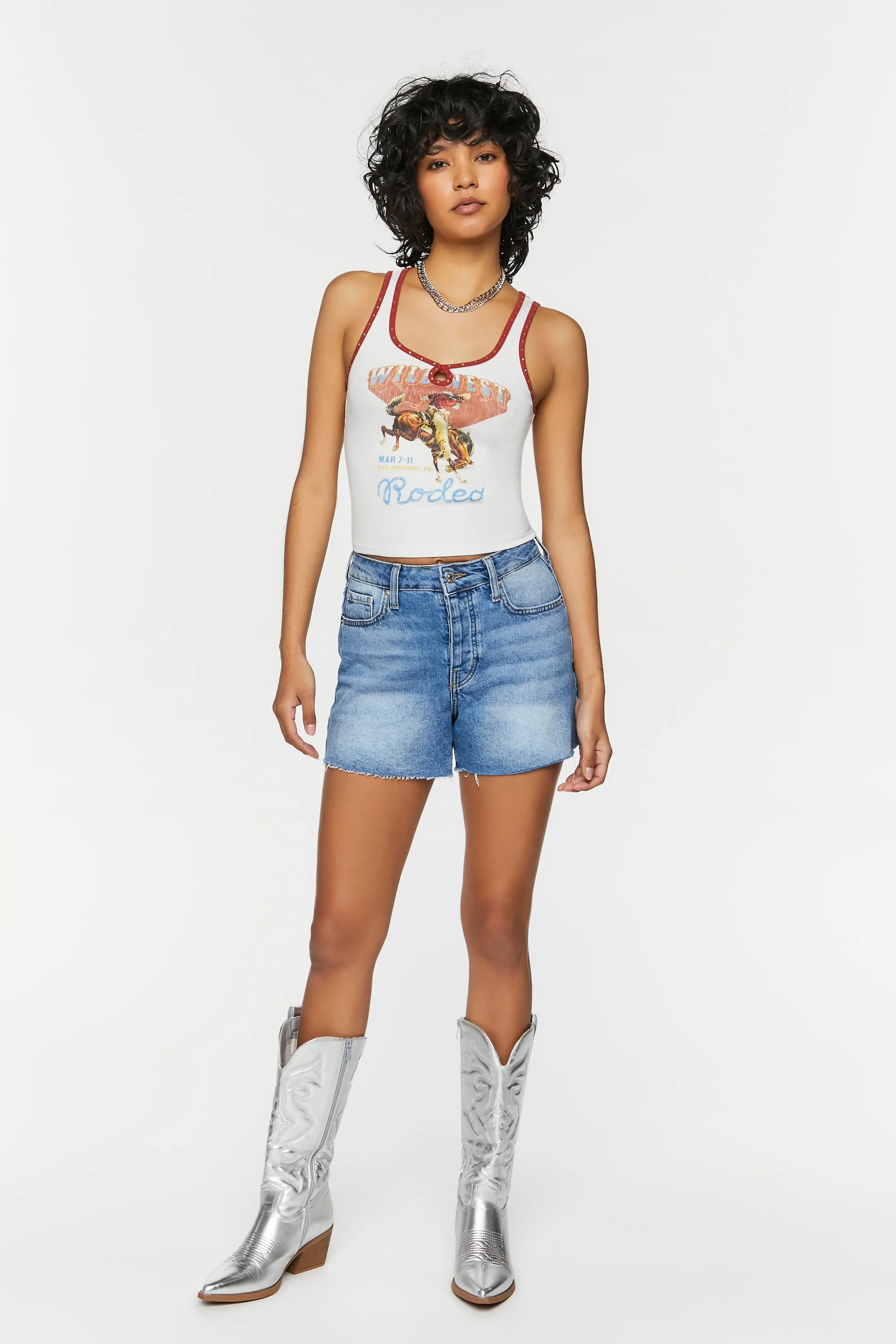 Débardeur à imprimé Wild West clouté sold by Urban Planet product image thumbnail 5