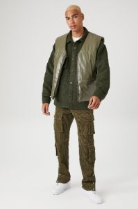 Faux Leather Puffer Vest sold by Urban Planet