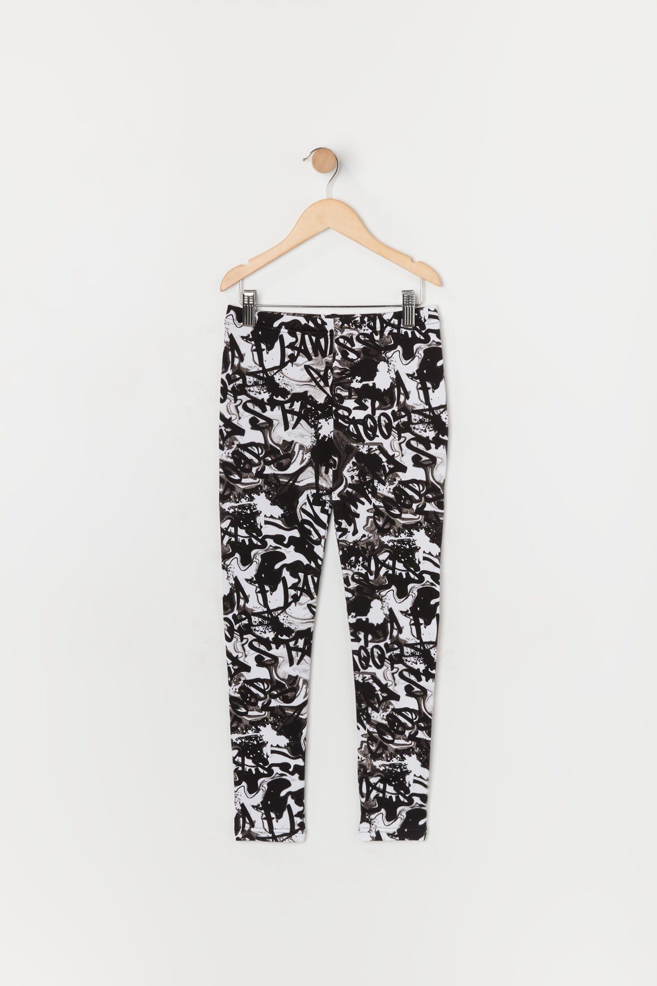 Legging en molleton doux à imprimé Graffitis pour fille sold by Urban Planet