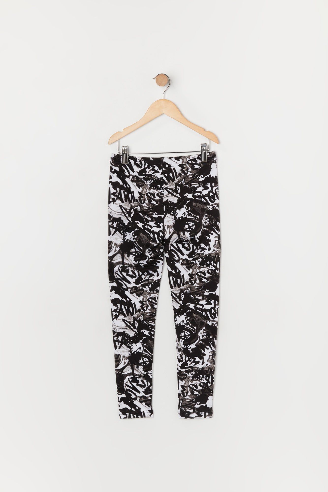 Legging en molleton doux à imprimé Graffitis pour fille sold by Urban Planet product image thumbnail 2