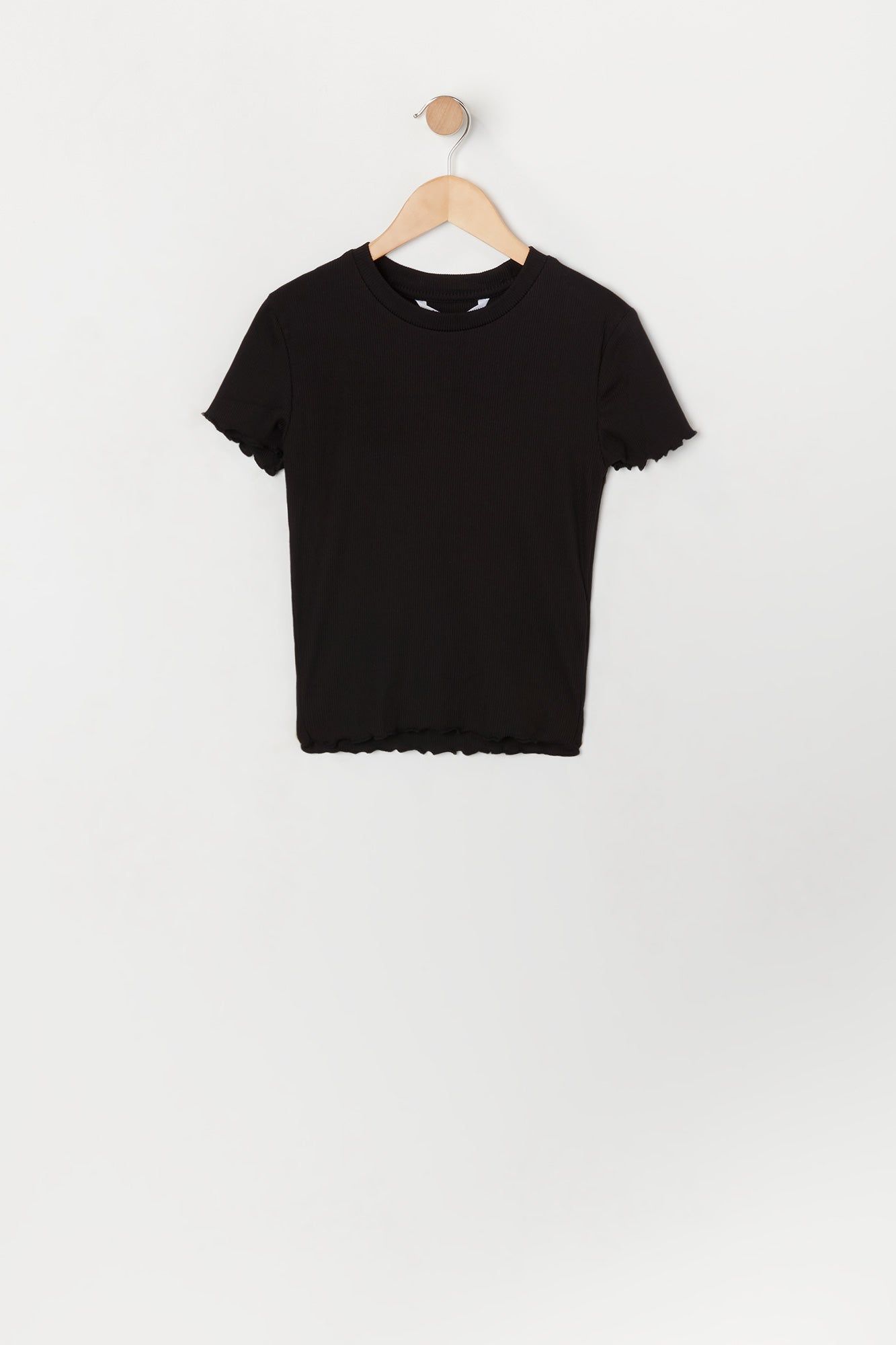 Girls Lettuce Trim T-Shirt sold by Urban Planet