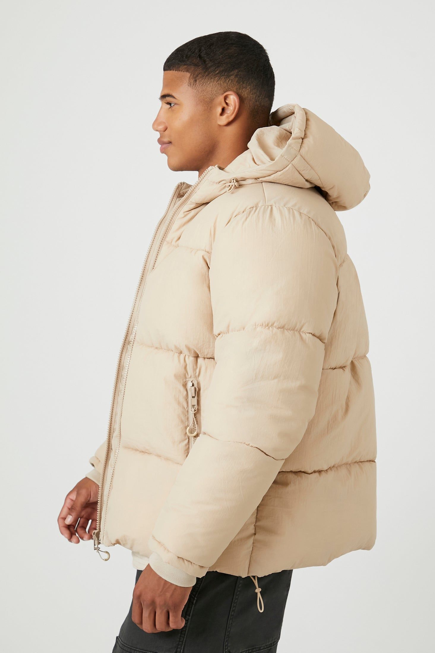 Hooded Puffer Jacket sold by Urban Planet product image thumbnail 3