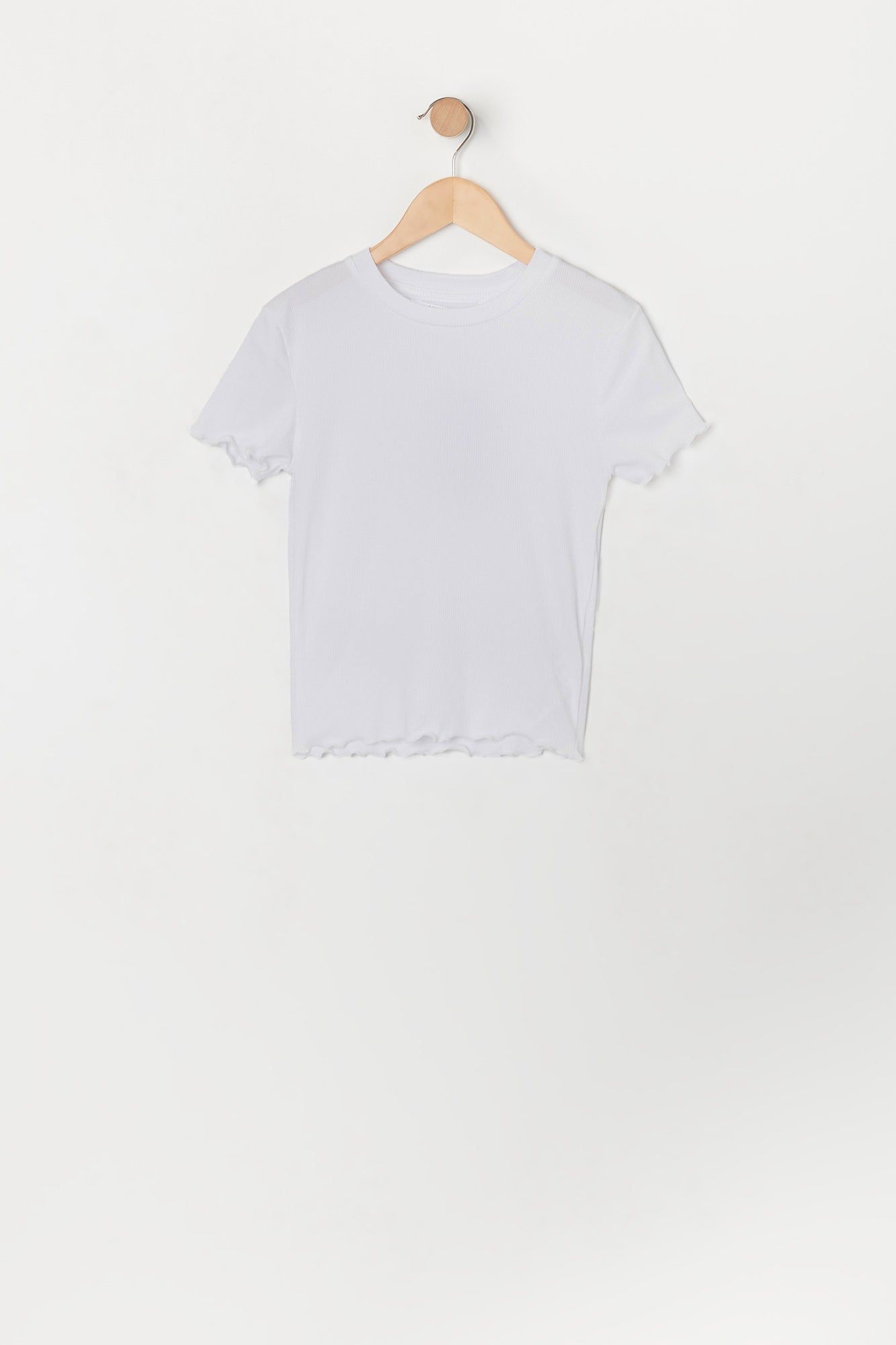 Girls Lettuce Trim T-Shirt sold by Urban Planet product image thumbnail 5