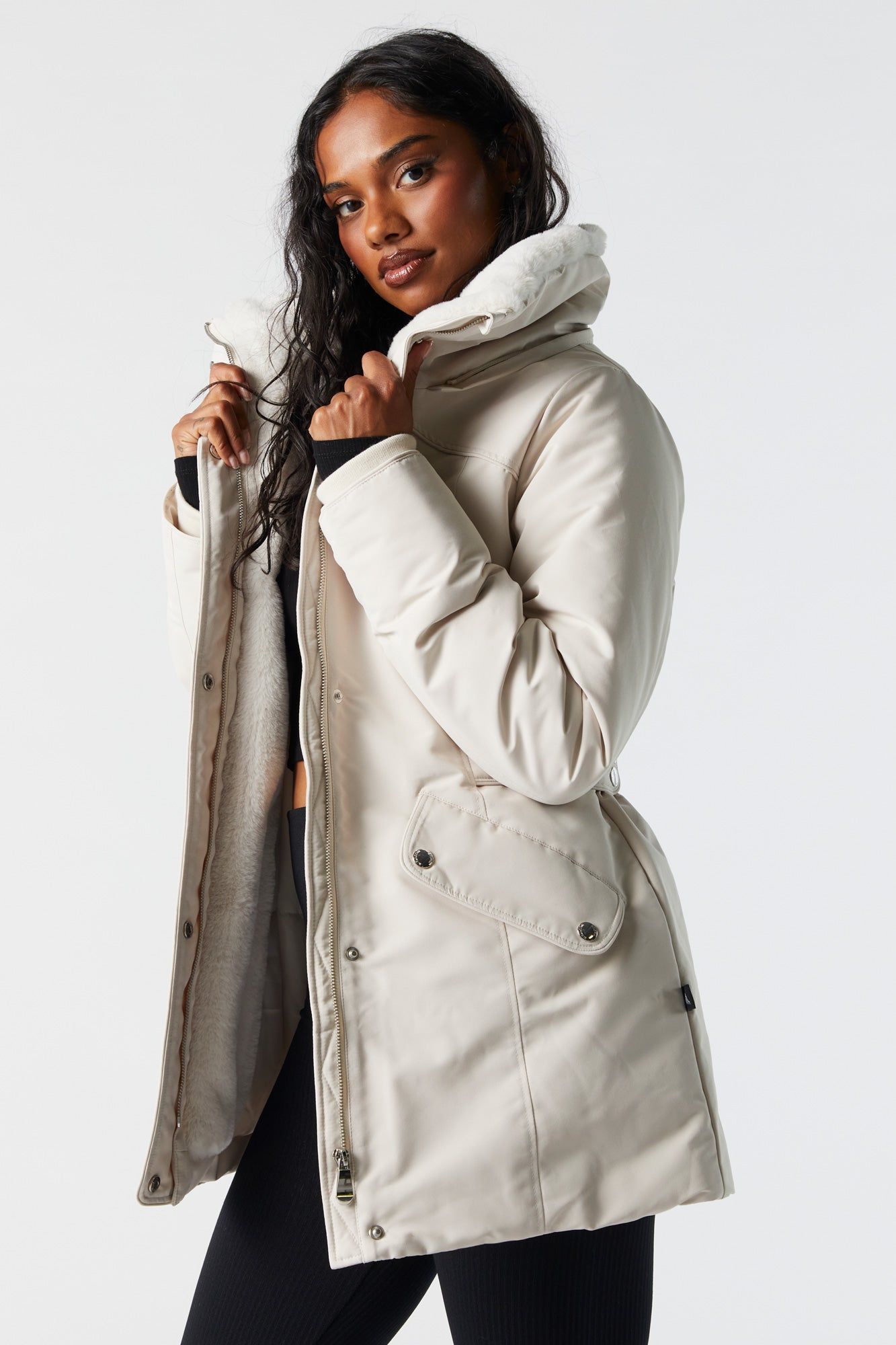 Blouson doublé de similifourrure sold by Urban Planet product image thumbnail 3