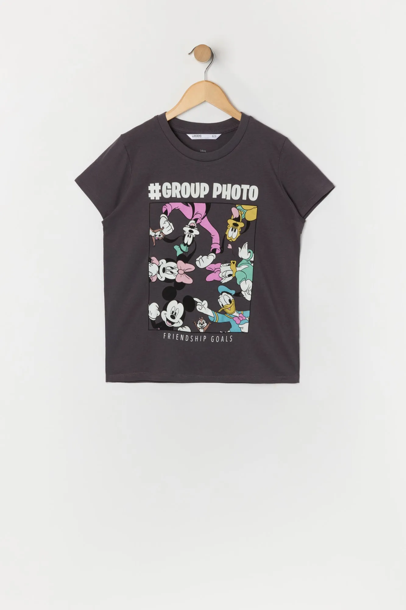 T-shirt à imprimé Mickey Friendship Goals pour fille sold by Urban Planet
